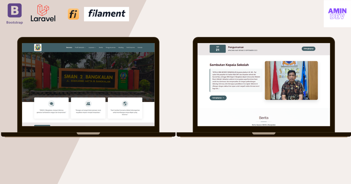 Website Profile Sekolah — SMAN 2 Bangkalan
