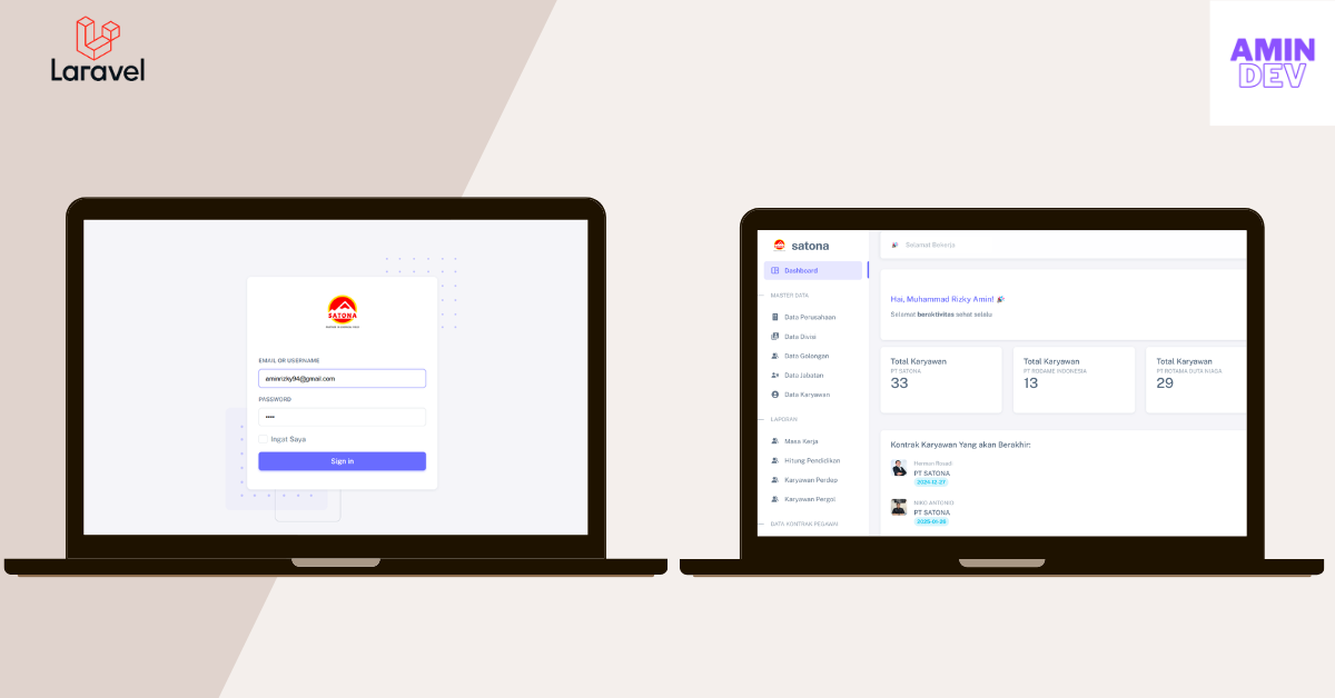 Data Karyawan — PT Satona Group